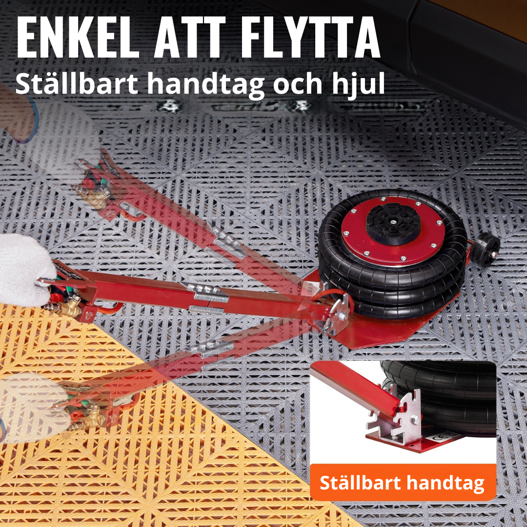 Ilmatyynyn nostovoima 3 tonnia säädettävällä kahvalla