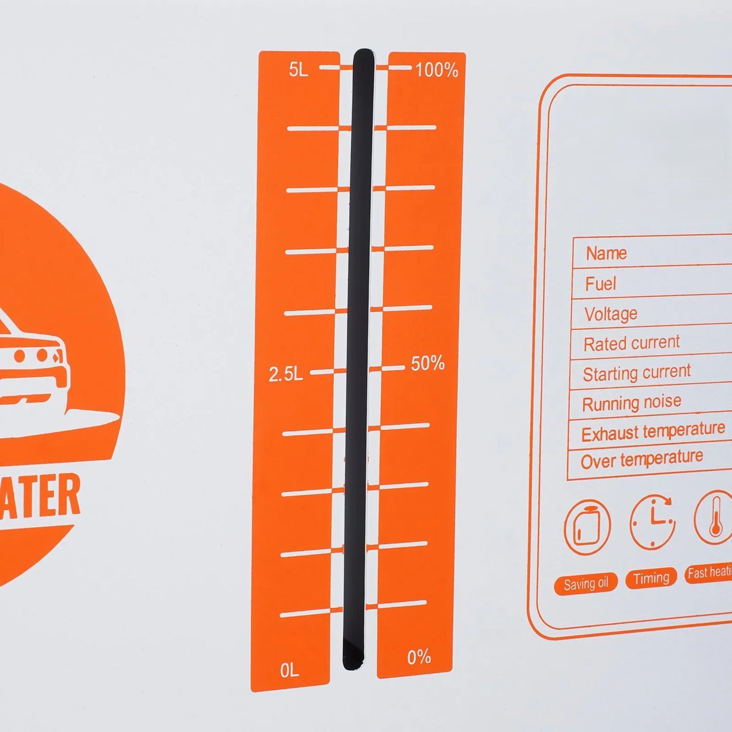 Dieselvärmare 8 kW - BLUETOOTH - CO Larm 12v & 220v
