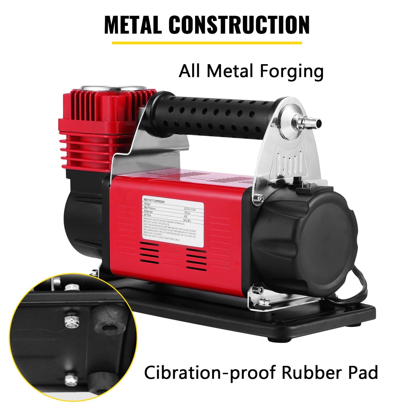 Bärbar kompressor 12V - Heavy Duty