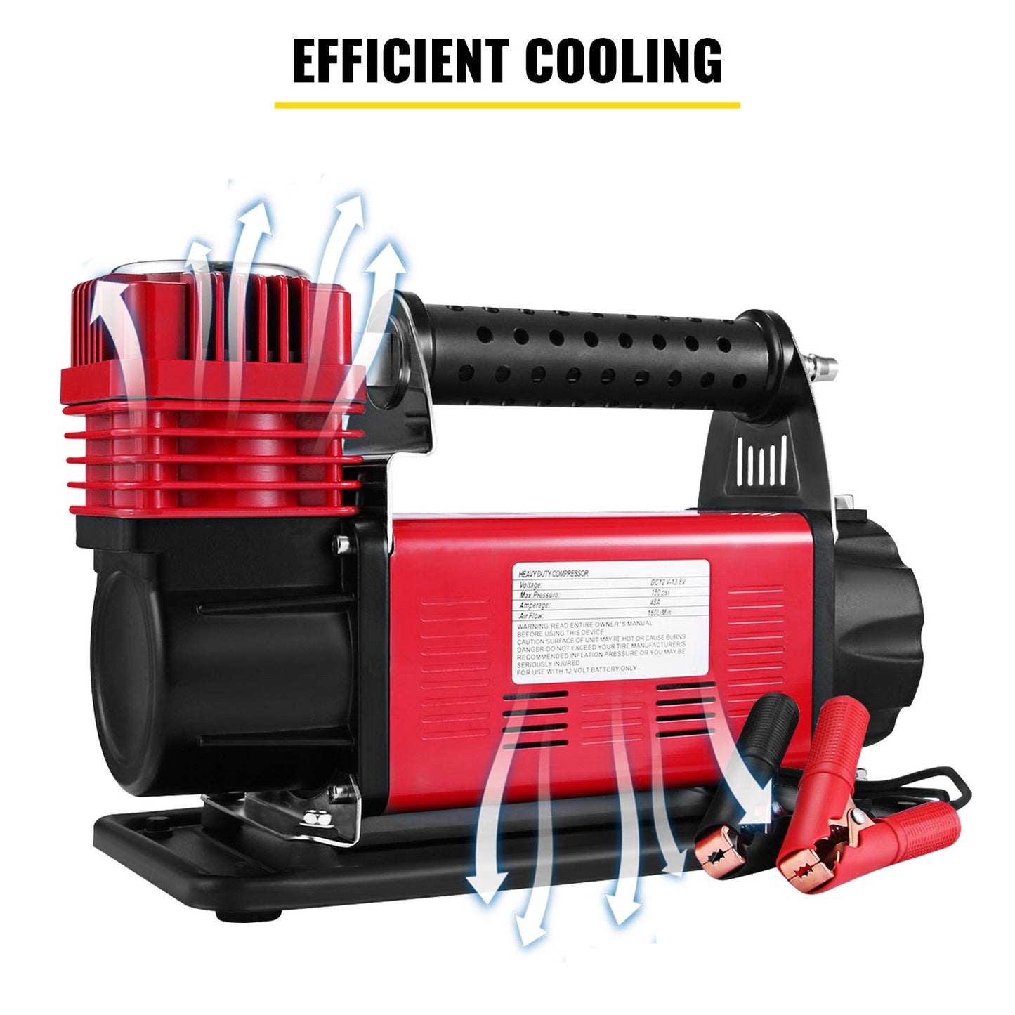 Bärbar kompressor 12V - Heavy Duty