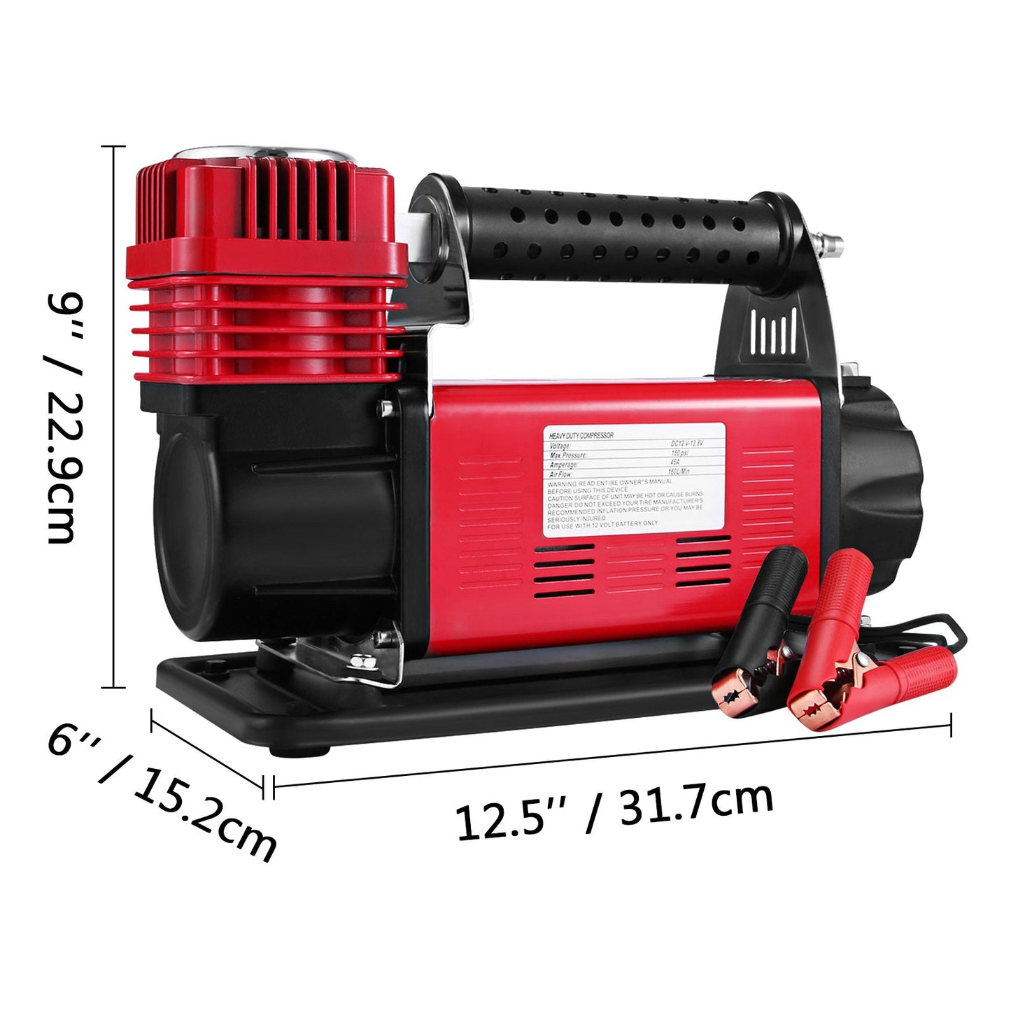Bärbar kompressor 12V - Heavy Duty
