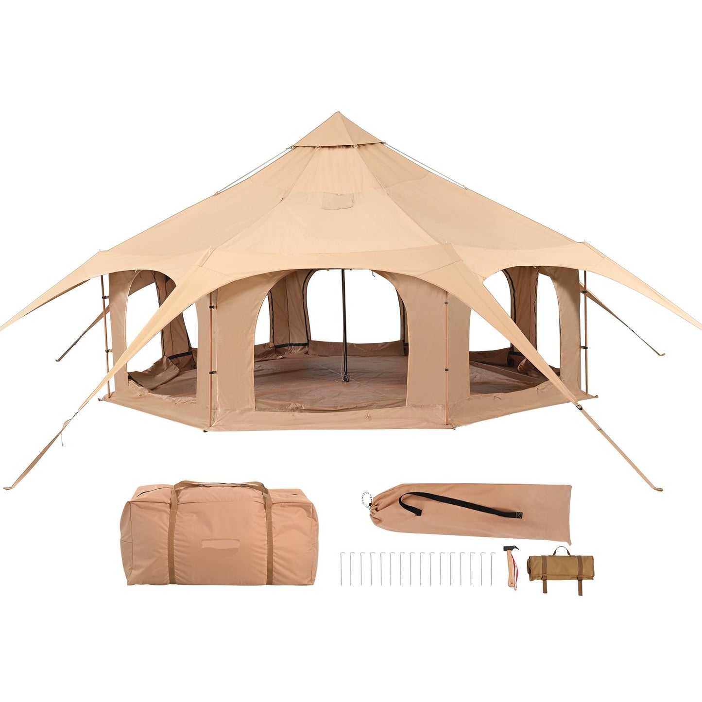 Glamping-kanvassirkusteltta - 5 metriä