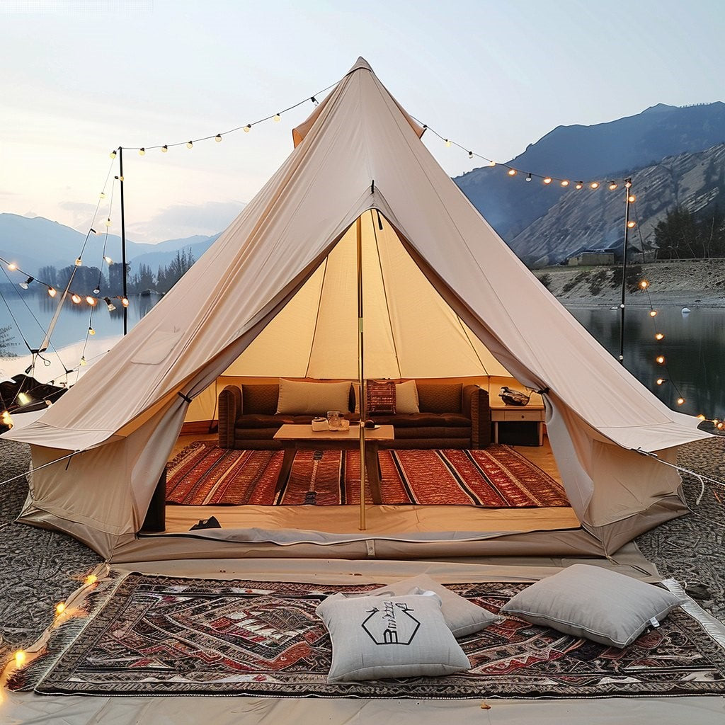 Glamping Canvas Tält - 7 Meter