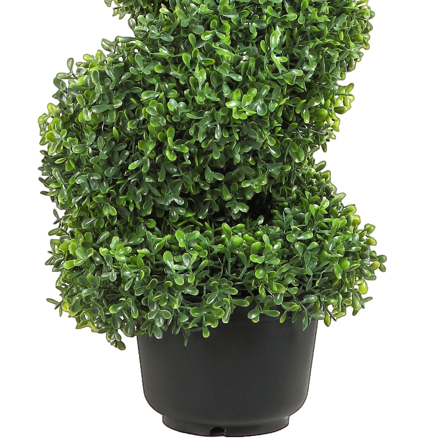 Konstgjord växt Buxbomsträd spiralformad - 122 cm - 2-pack