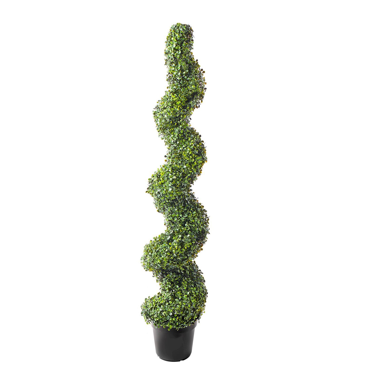 Konstgjord växt Buxbomsträd spiralformad - 152 cm - 2-pack