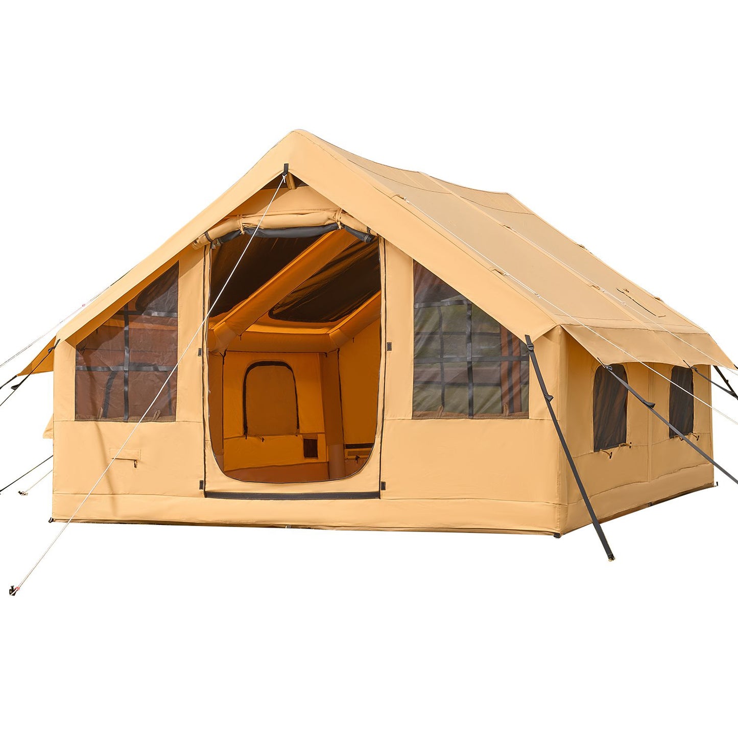 Oppblåsbart campingtelt for 5-8 personer