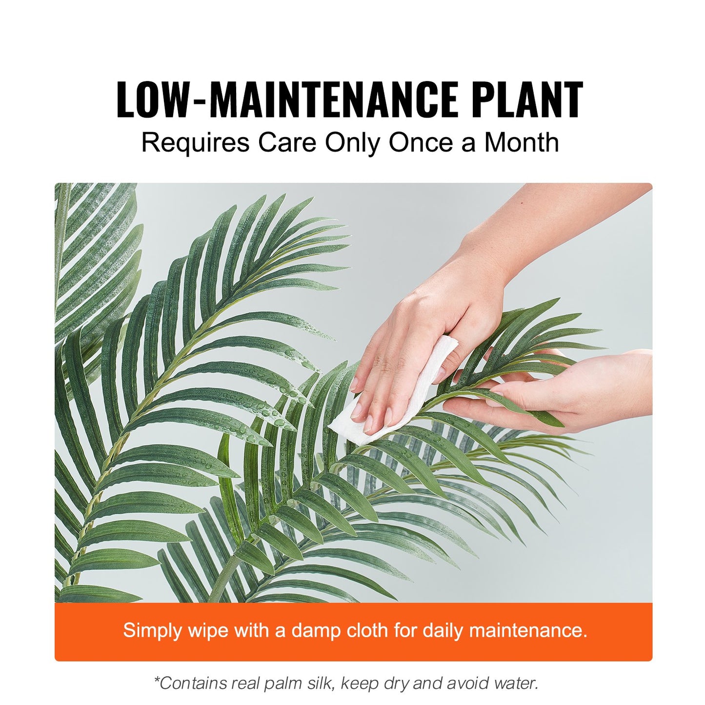 Konstgjord växt Betelpalm - 1,2 m - 2-pack