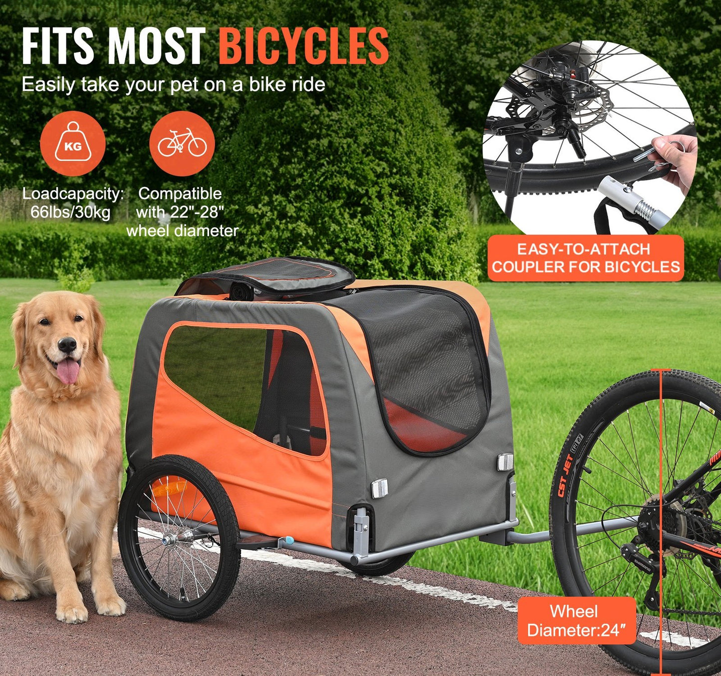 Hundcykelvagn - Small
