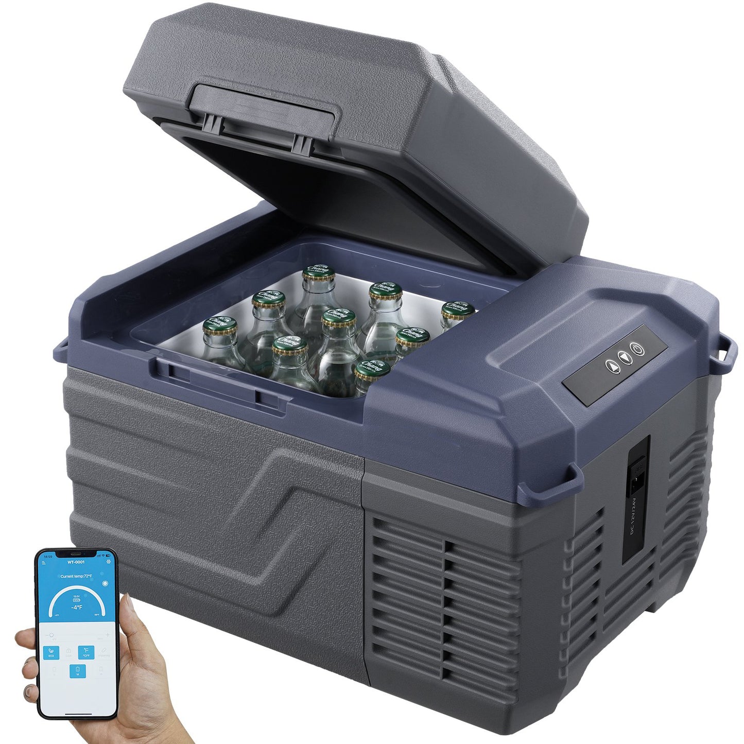 12 liters kjøleskap/fryser Bluetooth-appkontroll