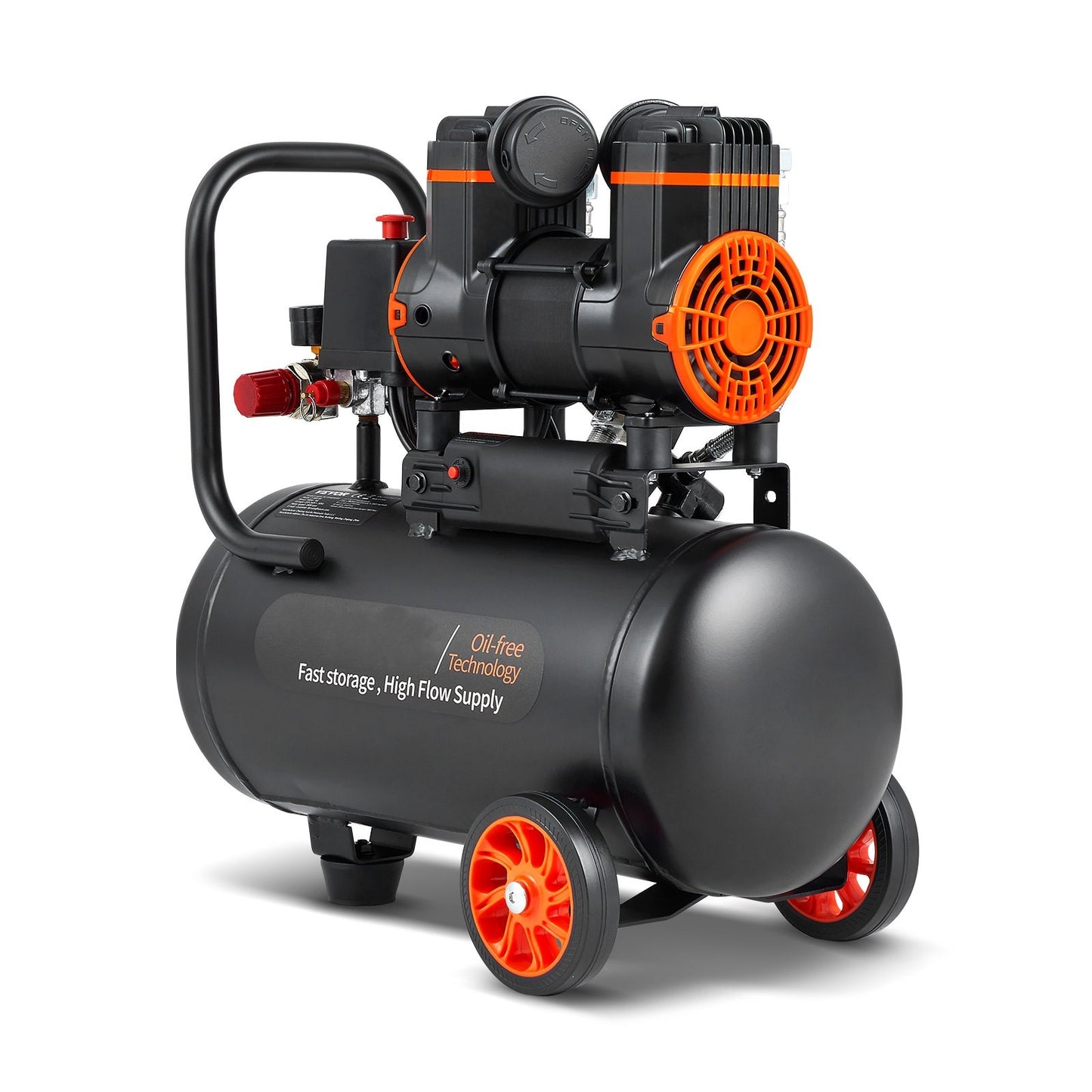 Luftkompressor 18L, Ultra Tyst oljefri