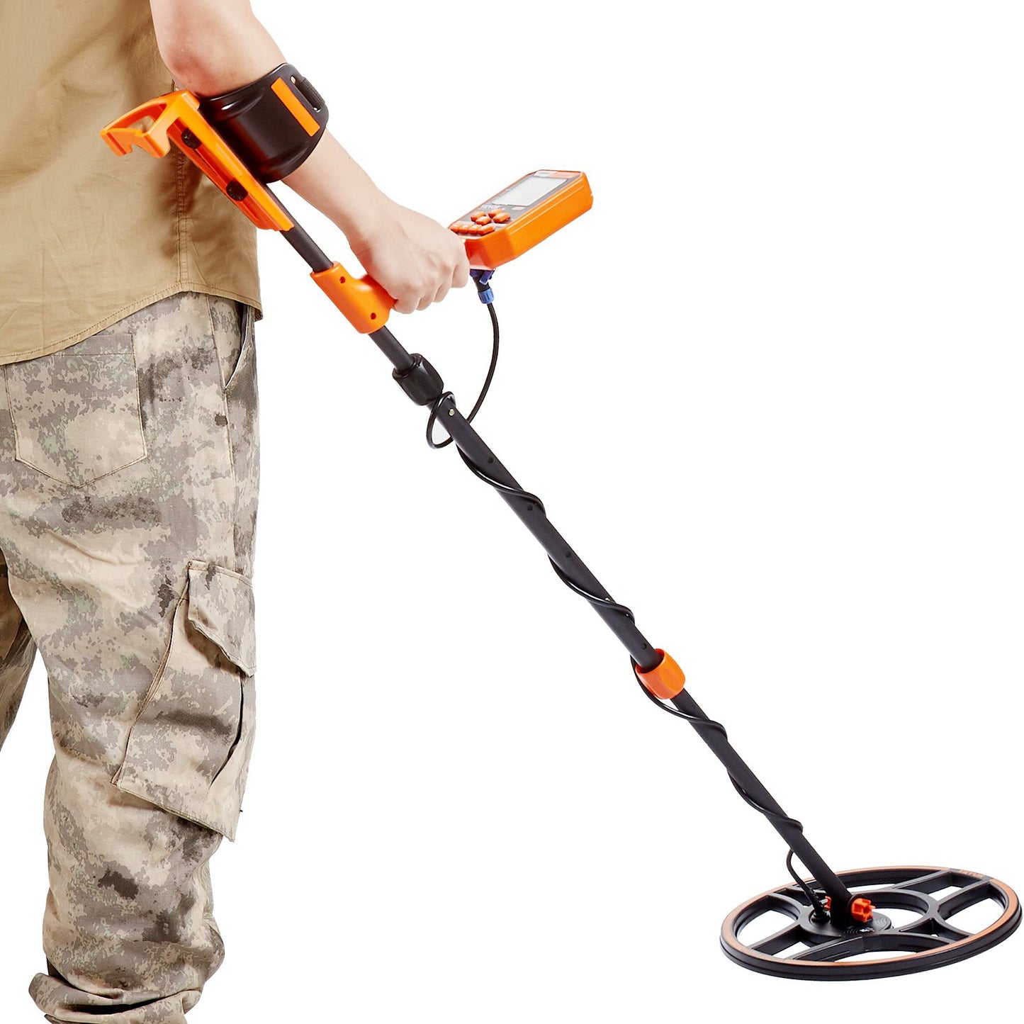 Vattentät metalldetektor 30,5 cm detektionsdjup