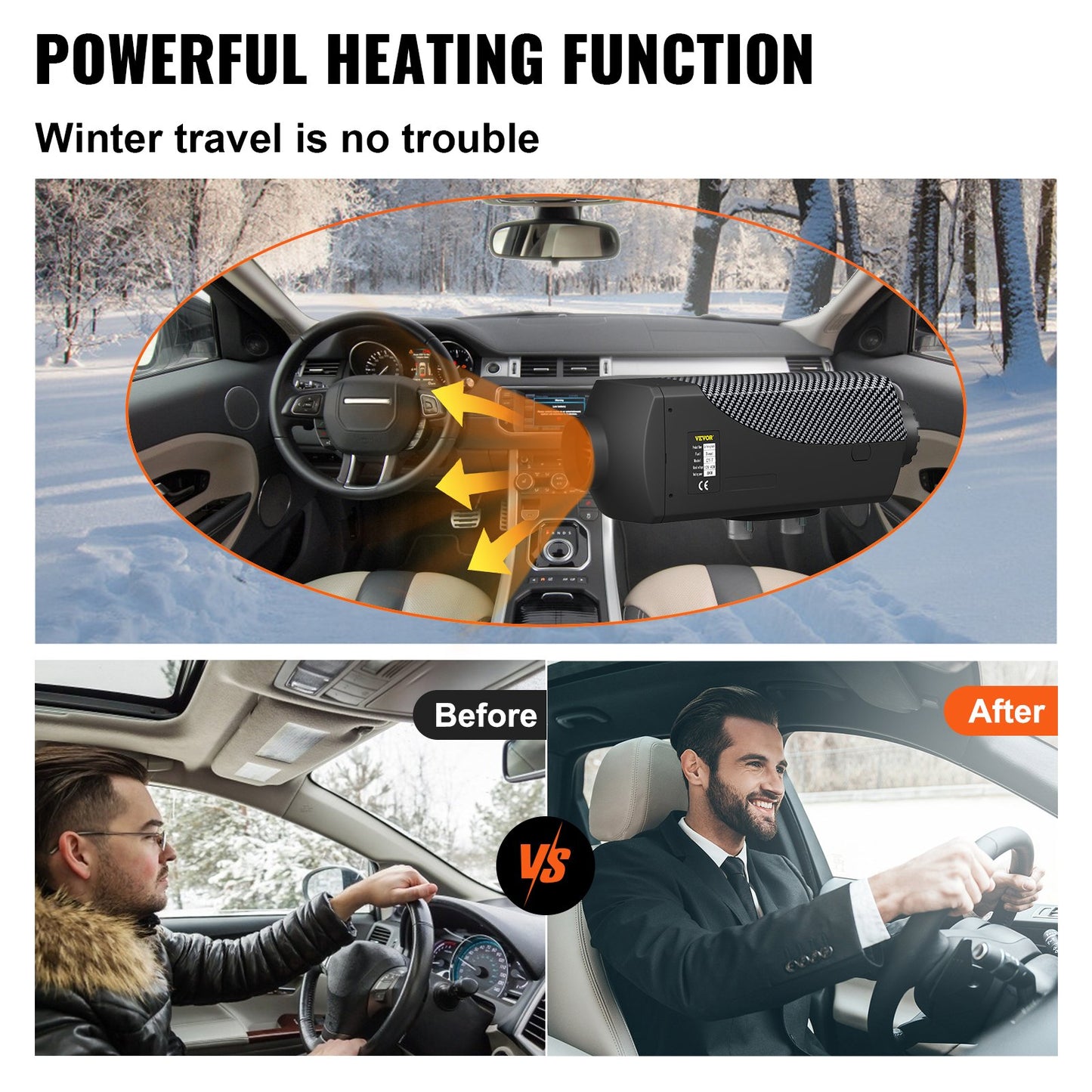 Diesel-ilmalämmitin 8 kW, Asennuspaketti