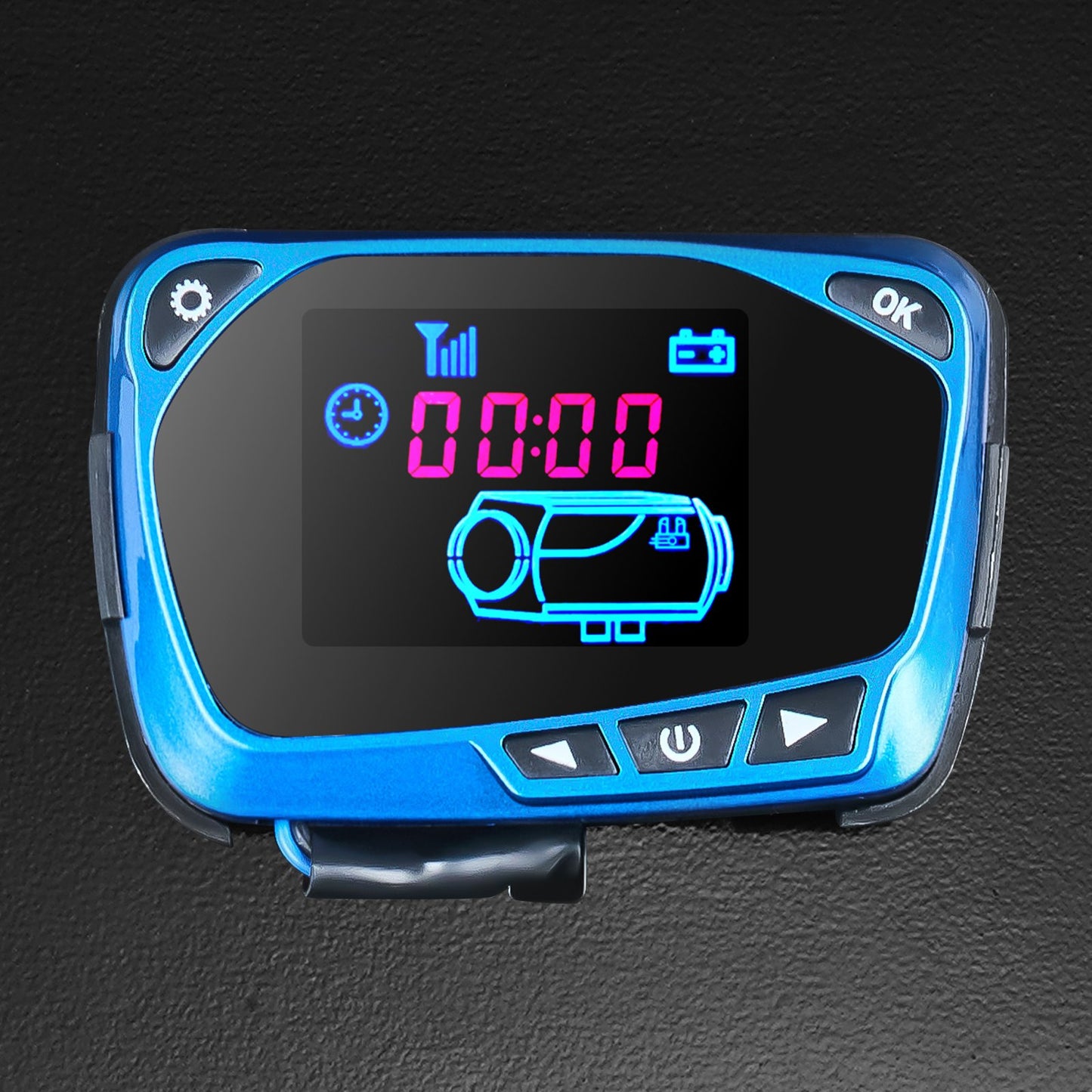Dieselluftvärmare 8KW, 12V PAKET allt-i-ett LCD-skärm + Fjärrkontroll
