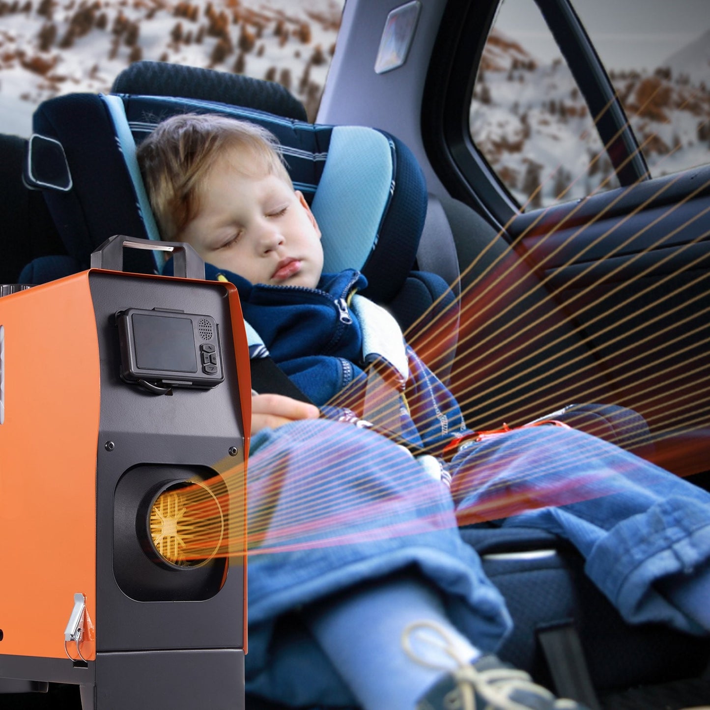 Diesel-ilmalämmitin 8 kW, all-in-one - BLUETOOTH