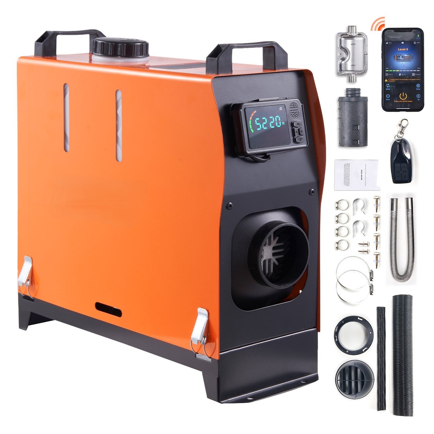Diesel-ilmalämmitin 8 kW, all-in-one - BLUETOOTH
