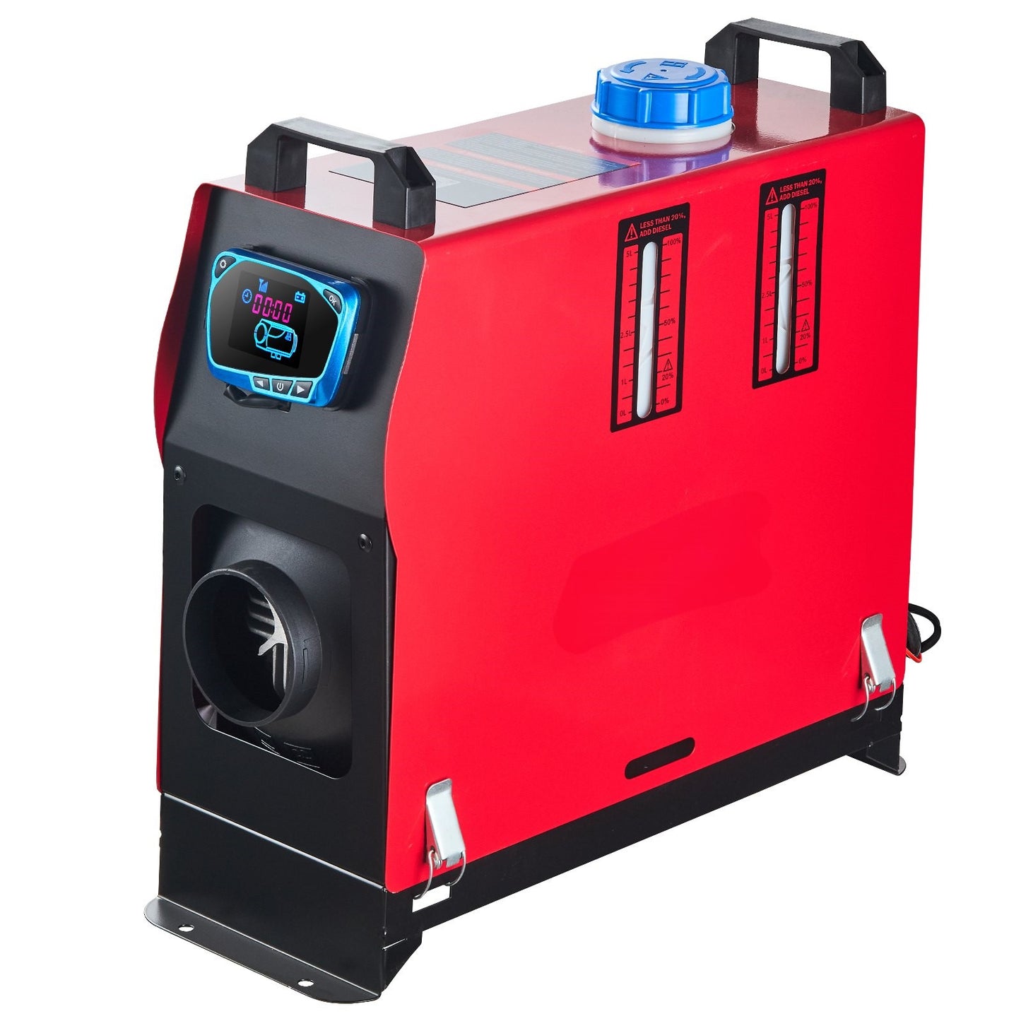 Dieselluftvärmare 8KW, 12V PAKET allt-i-ett LCD-skärm + Fjärrkontroll