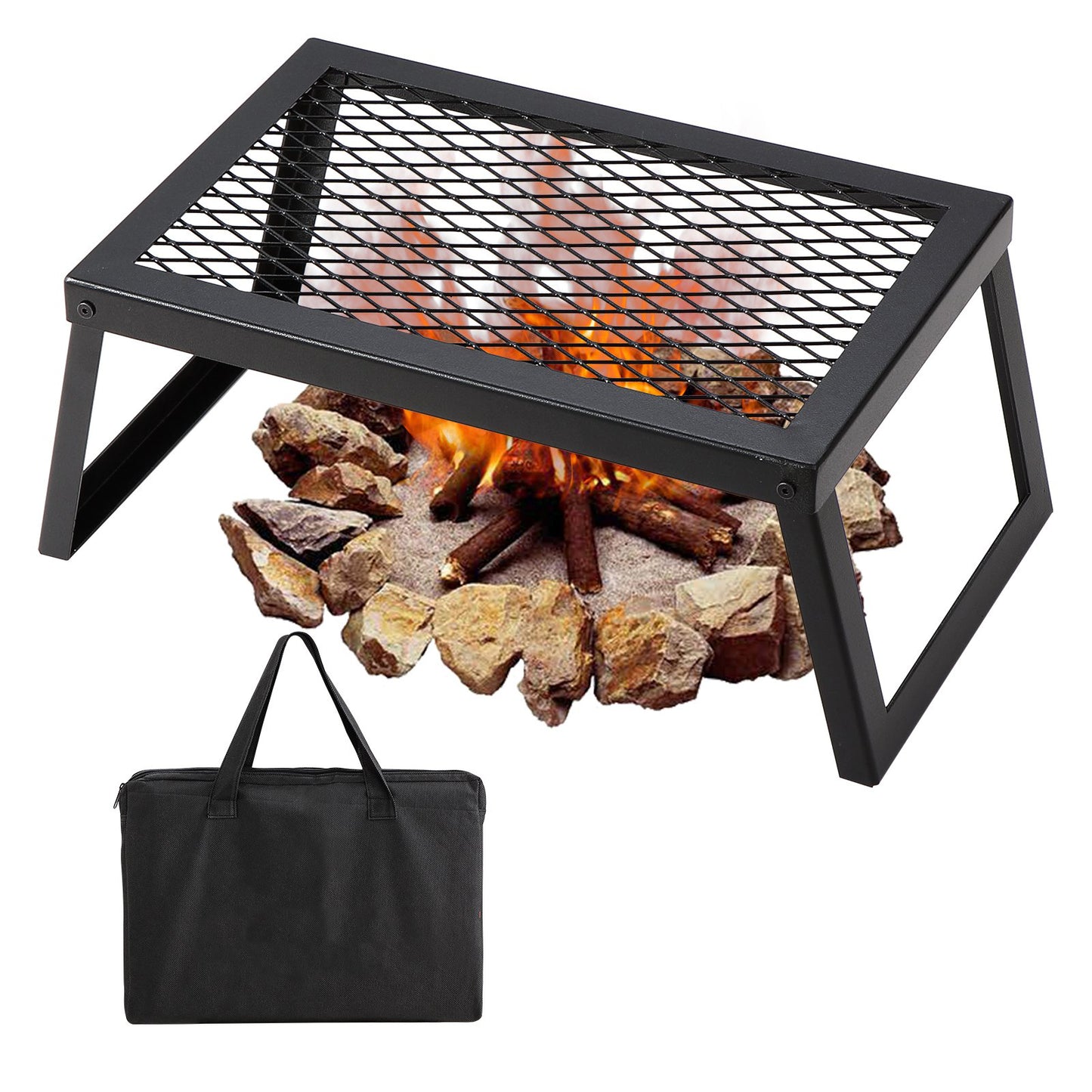 Hopfällbart grillgaller