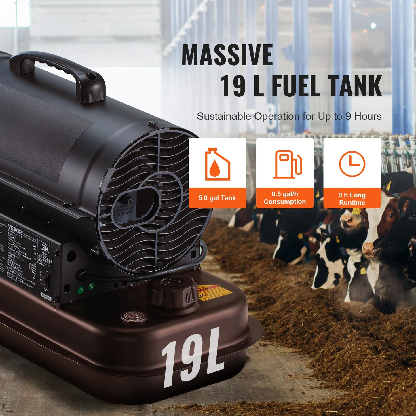 STOR Industri Dieselvärmare 20 kW