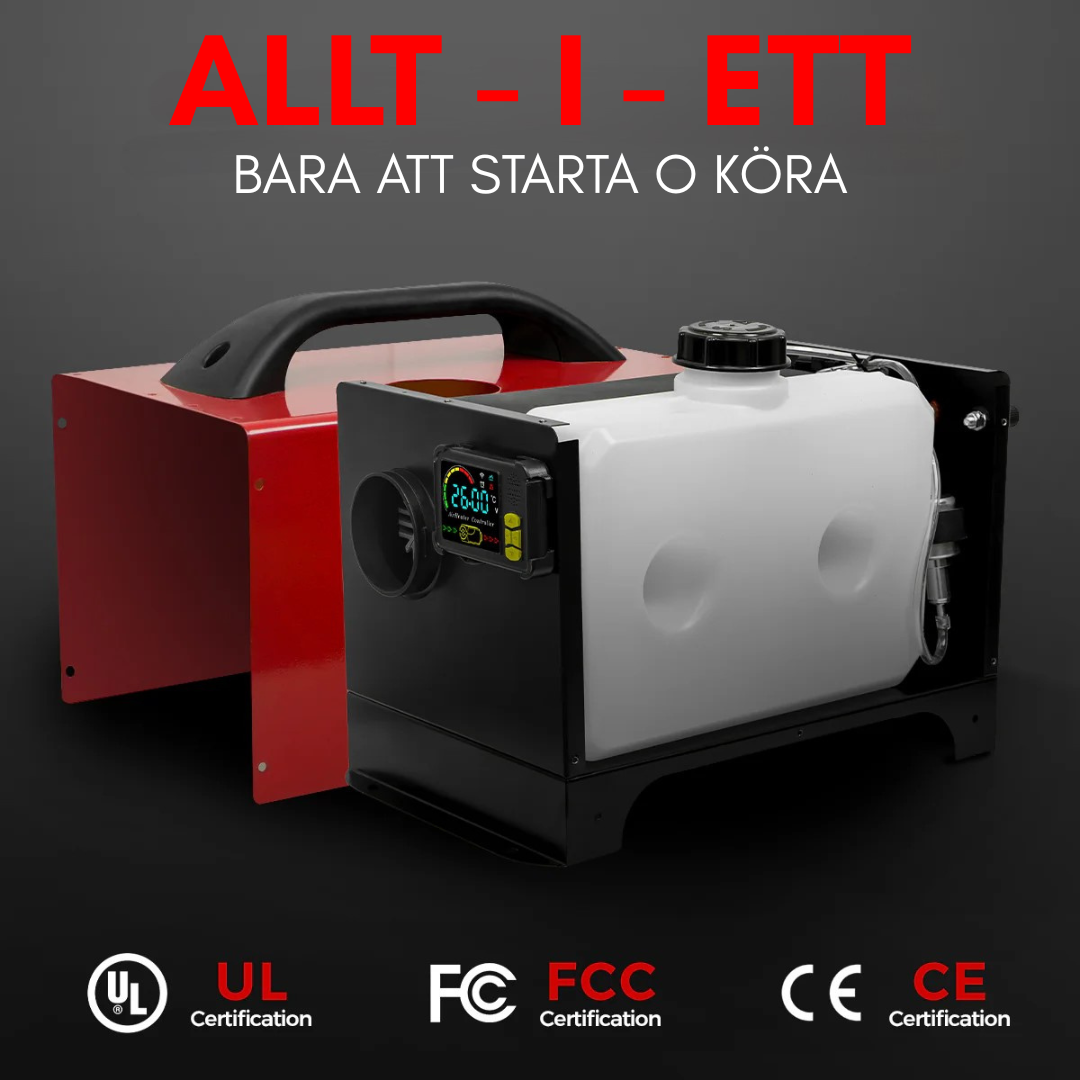 Dieselvärmare 8kW 12v - 230v BLUETOOTH KAMPANJ