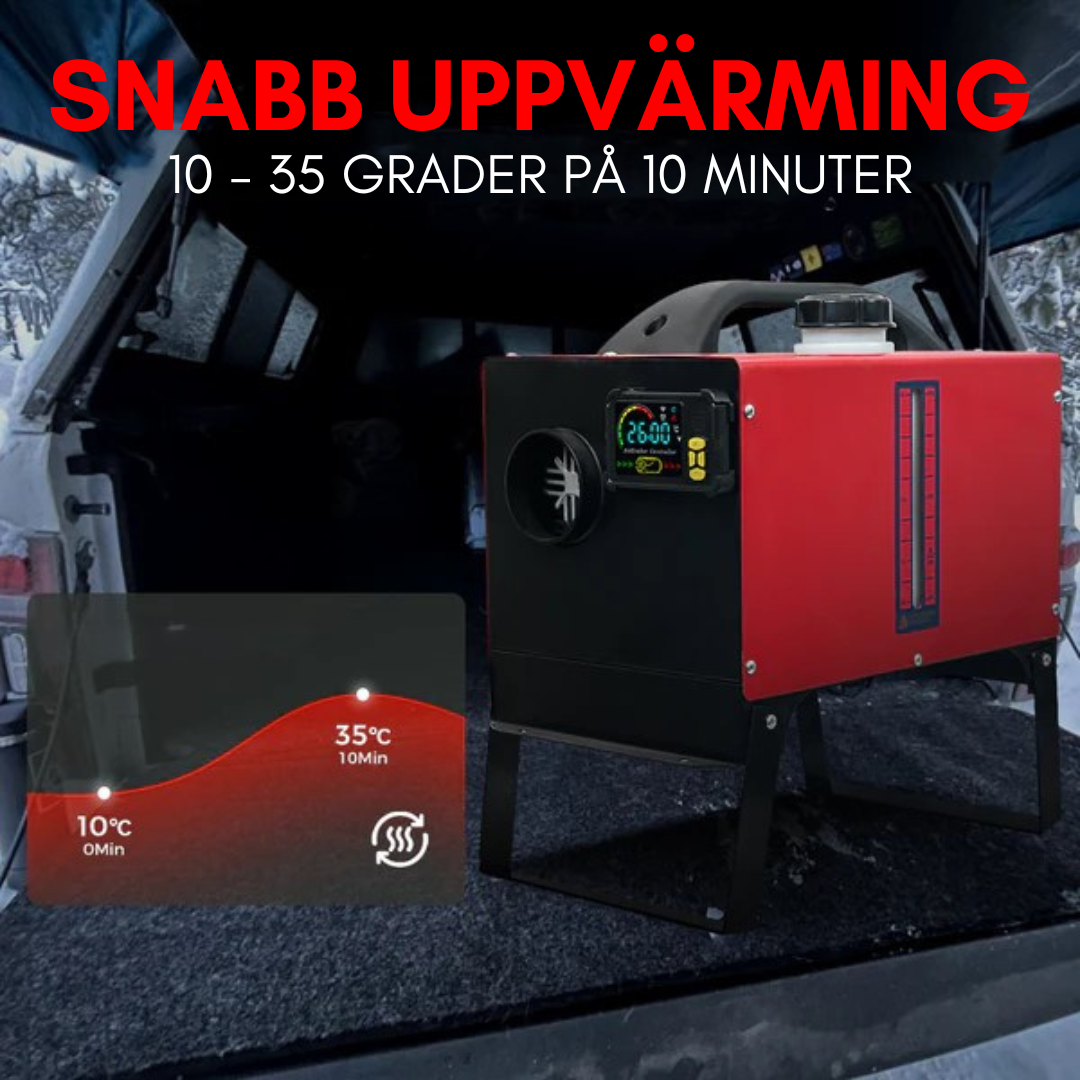 Dieselvärmare 8kW 12v - 230v BLUETOOTH KAMPANJ
