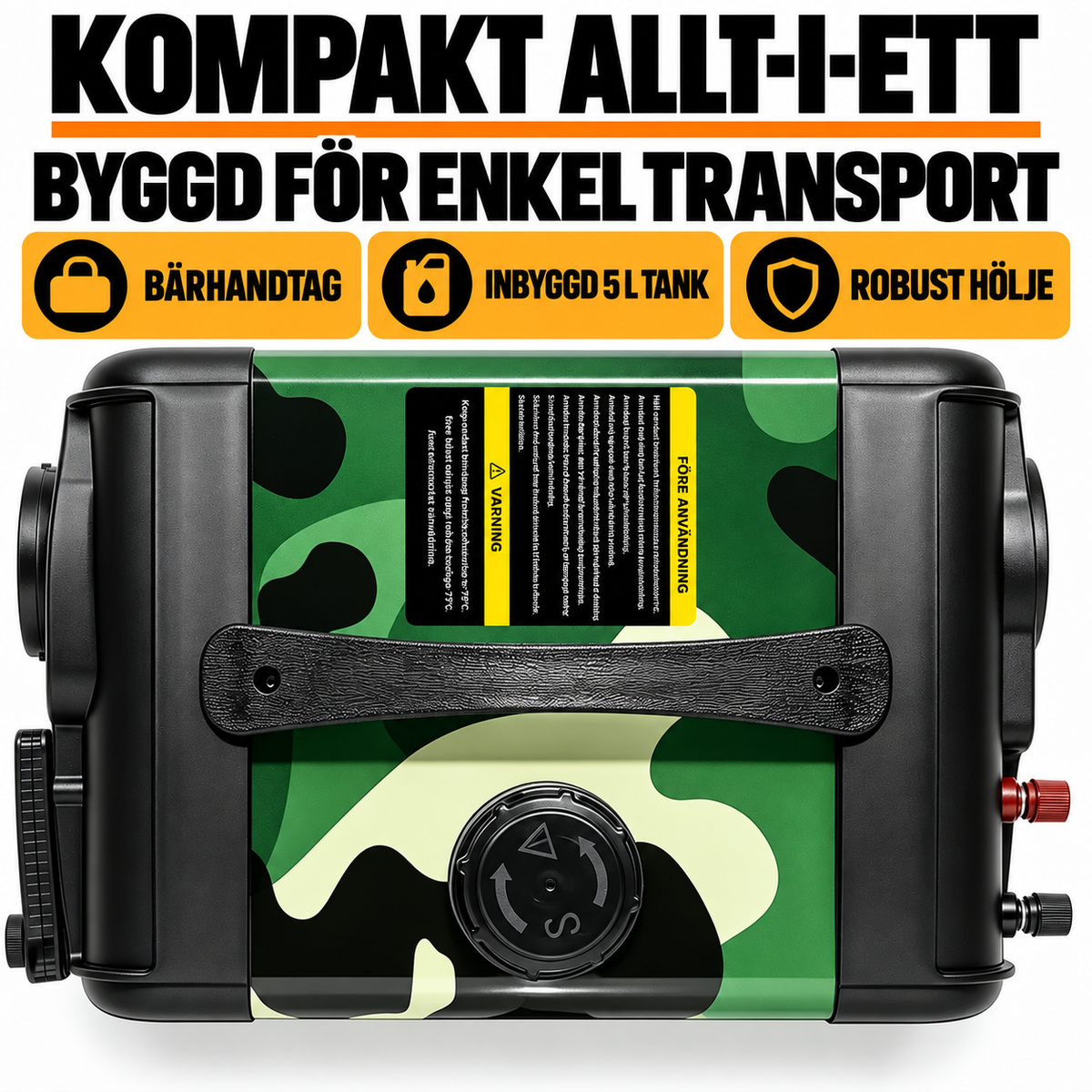 Dieselvärmare 8 kW, Bluetooth - CO-fjärrkontroll