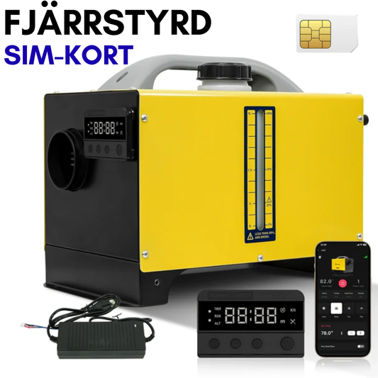 Dieselvärmare 8kW SIM-Kort fjärrstyrning