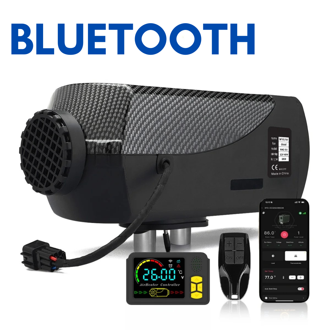 Dieselluftvarmer 8KW, PAKKE - BLUETOOTH