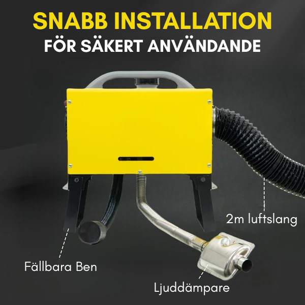 Dieselvärmare 8kW SIM-Kort fjärrstyrning