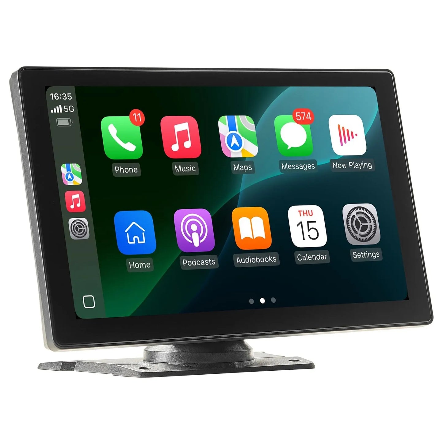 9" CarPlay‑skärm PAKET med 4K‑kamera, backkamera & minneskort