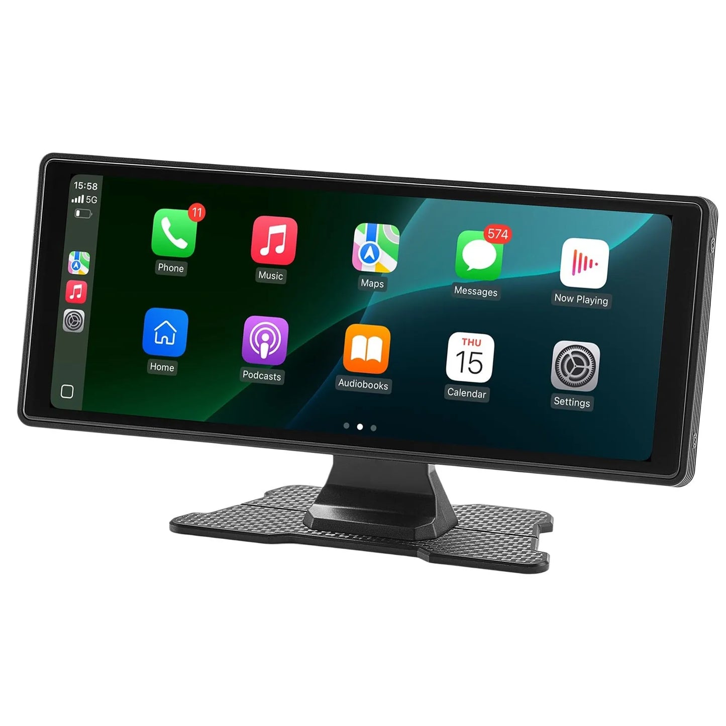 10" CarPlay‑skärm PAKET med 4K‑kamera & backkamera