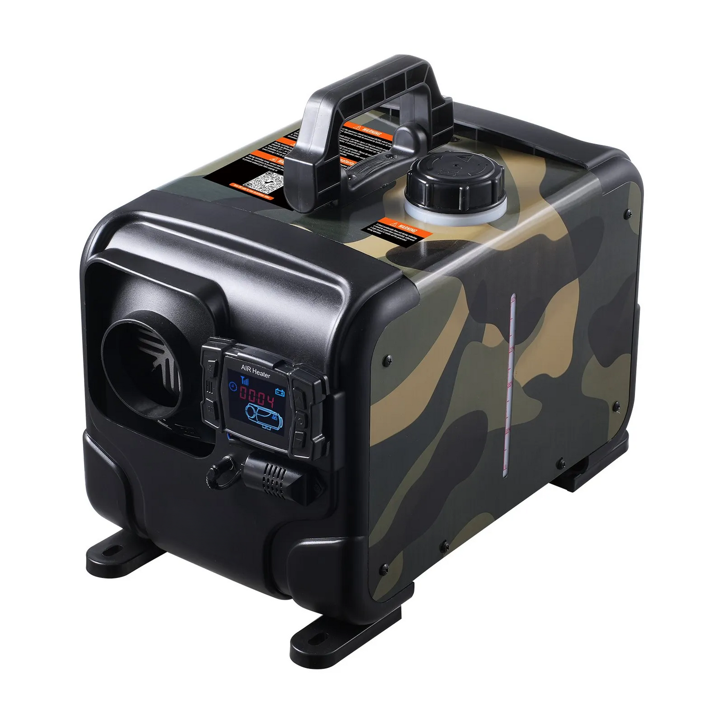 Ultimat Dieselvärmare 8kW – 12V & 230V, CO-larm, Bluetooth