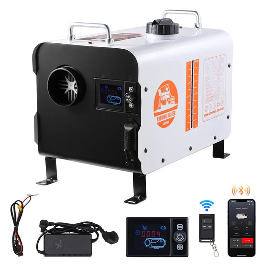 Dieselvärmare 8 kW - BLUETOOTH - CO Larm 12v & 220v