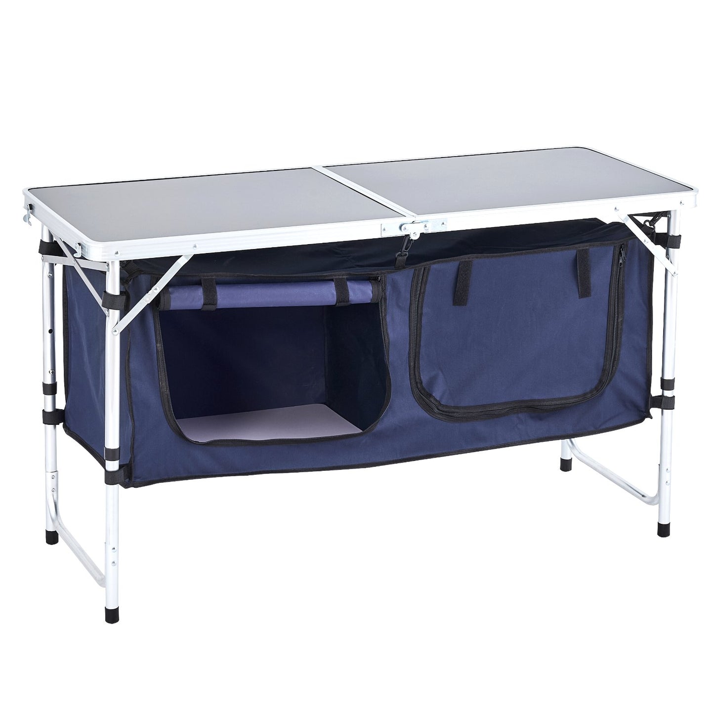 Hopfällbart campingköksbord – smart design för utomhusmatlagning