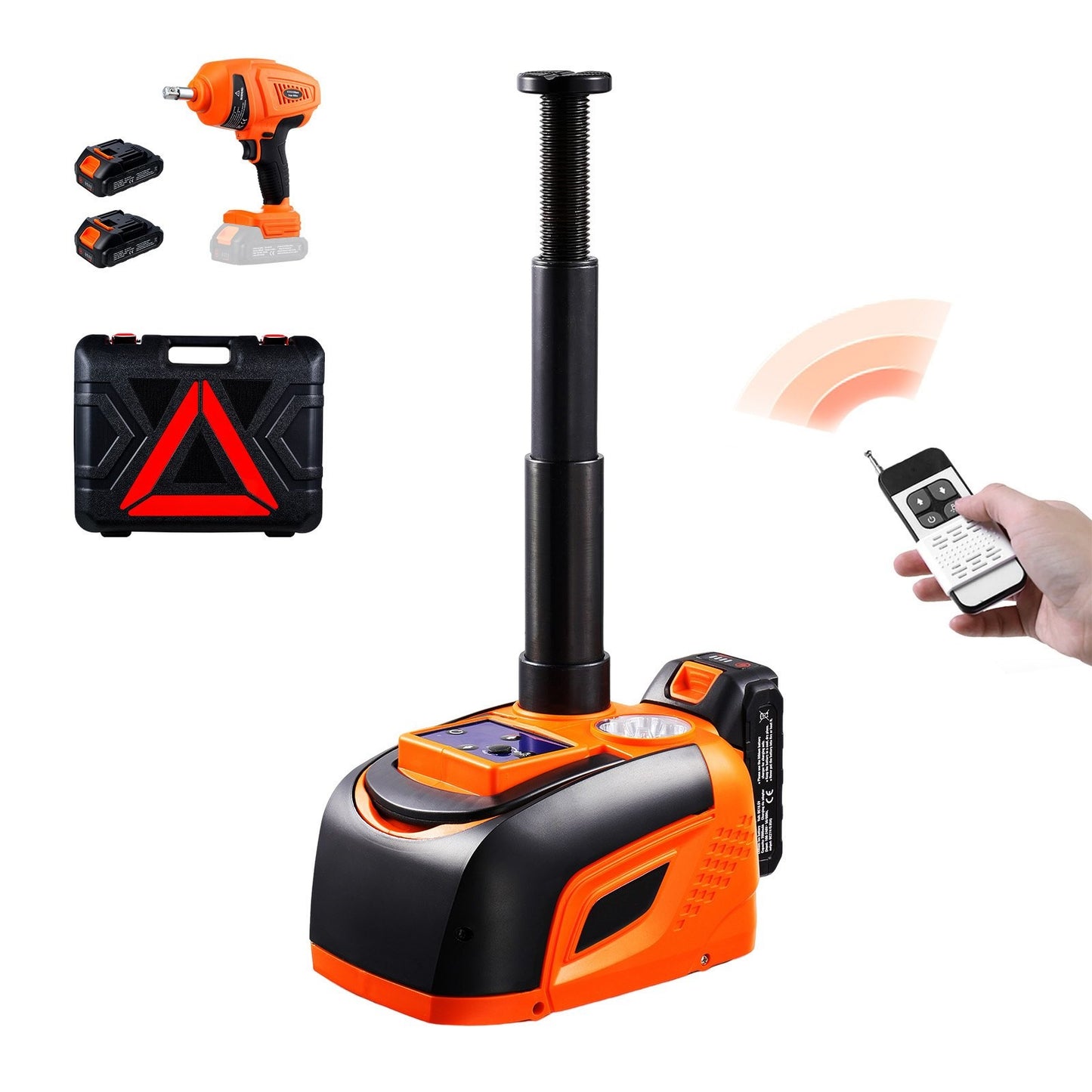 Elektrisk Domkraft & Mutterdragare, 2 Batterier