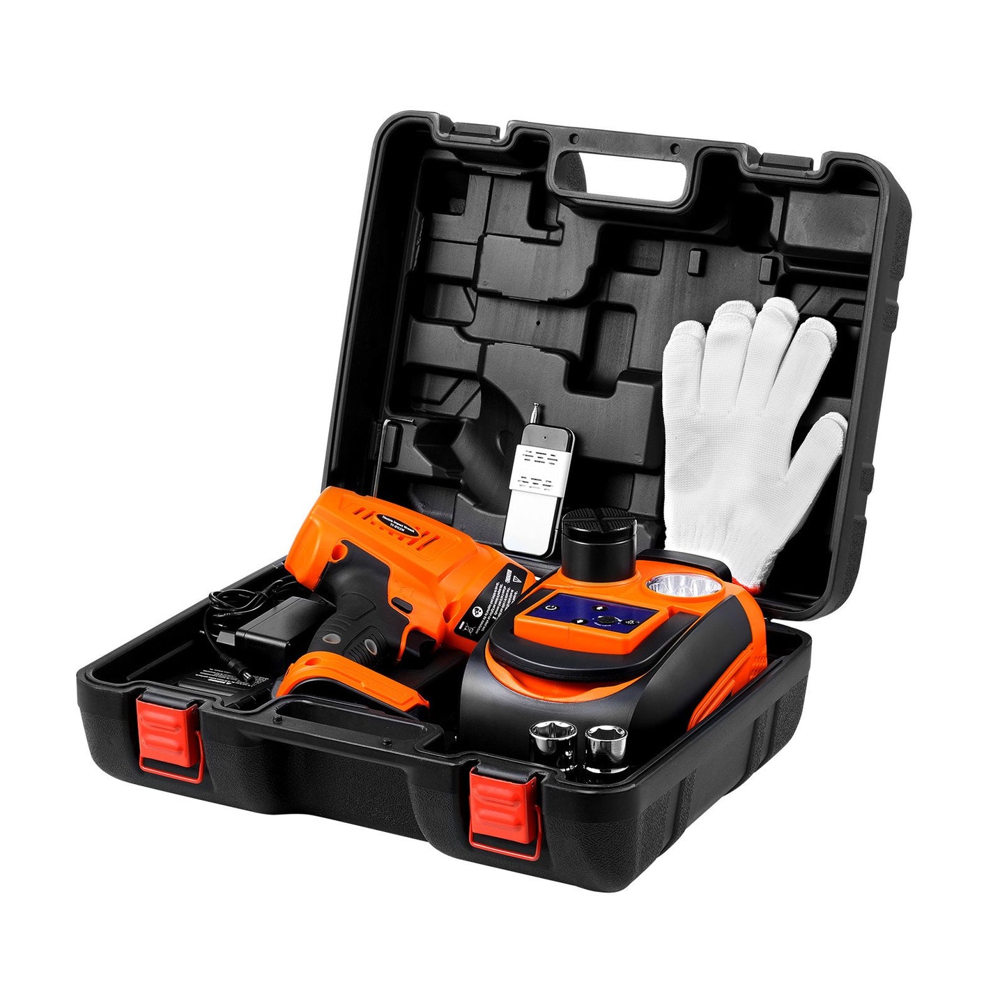Elektrisk Domkraft & Mutterdragare, 2 Batterier