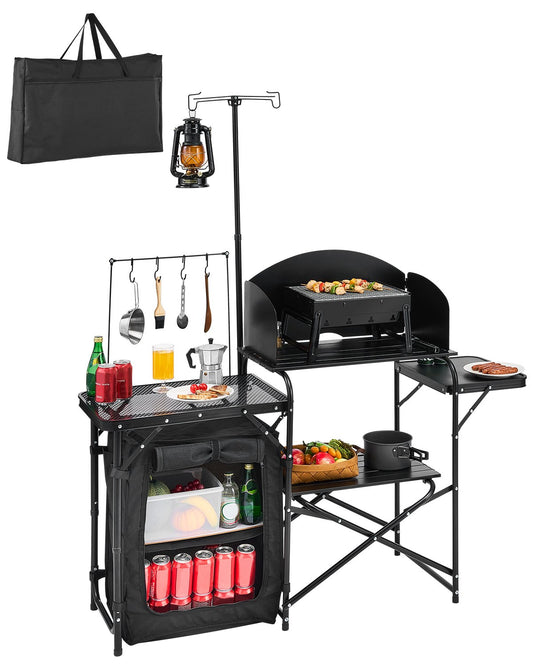 Portabelt campingköksbord – stabilt, praktiskt
