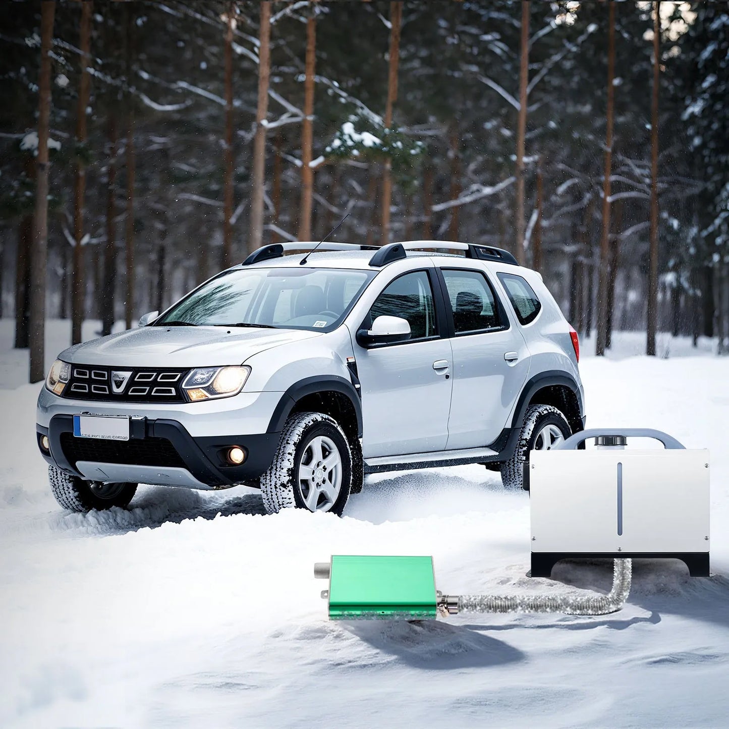 Ljuddämpare för dieselvärmare 2–8 kW