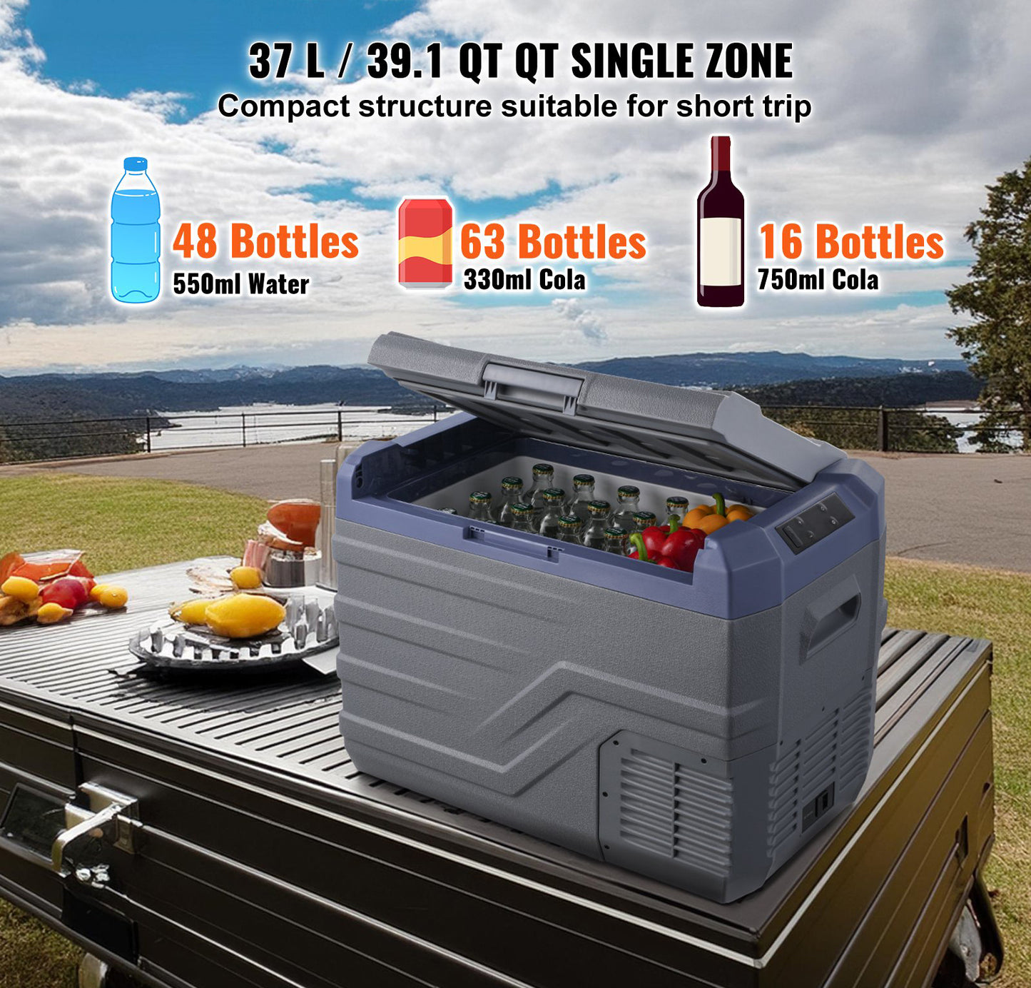 37 Liter Kyl/Frys Bluetooth App styrning