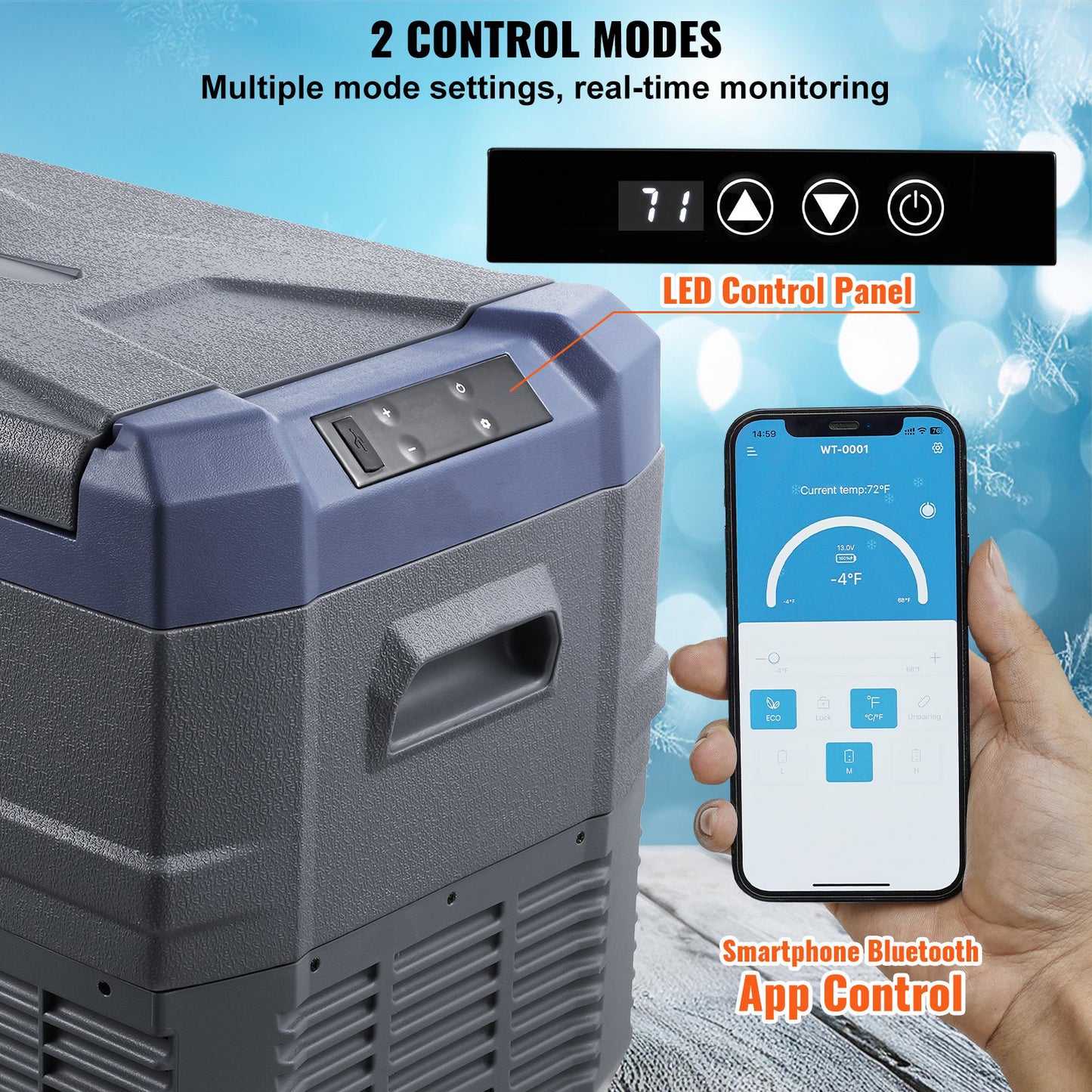 37 Liter Kyl/Frys Bluetooth App styrning